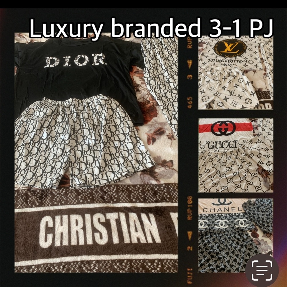 3-1 Pajamas - very comfortable materials! Size is small-medium only